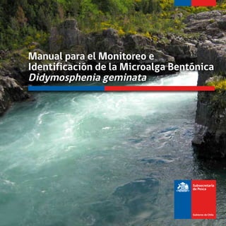 Subsecretaría
de Pesca
Gobierno de Chile
Manual para el Monitoreo e
Identificación de la Microalga Bentónica
Didymosphenia geminata
 