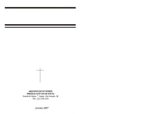 PAROQUIA SANT’ANA DE ITAÚNA   72
 