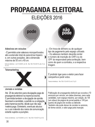 Manual do candidato verde   eleições 2016