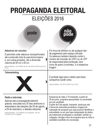 Manual do candidato verde   eleições 2016