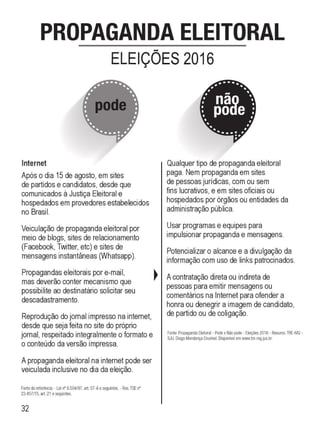 Manual do candidato verde   eleições 2016