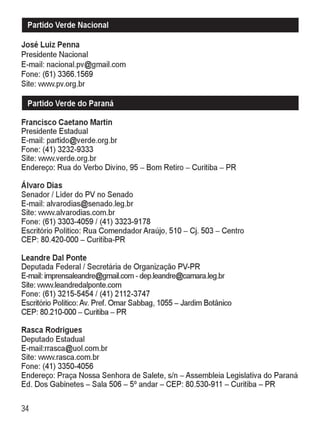 Manual do candidato verde   eleições 2016