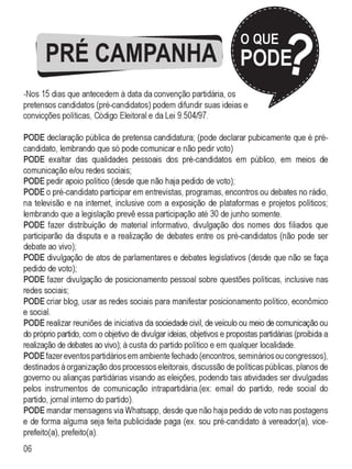 Manual do candidato verde   eleições 2016