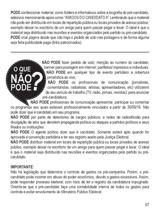 Manual do candidato verde   eleições 2016