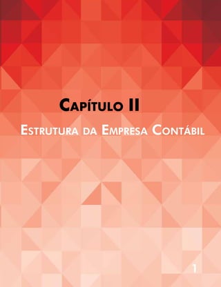 1
Capítulo II
Estrutura da Empresa Contábil
 