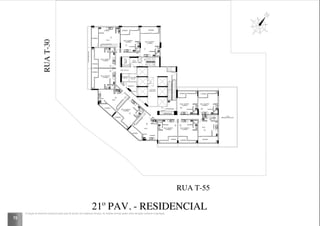 72
CIRCULAÇÃO
MEDIÇÃO
ANTE
CÂMARA
CASA DE
MÁQUINAS
SALA
VARANDA
COZINHA
LAVABO
VARANDA
SALA / QUARTO
/ COZINHA
BANHO
SALA / QUARTO
/ COZINHA
BANHO
VARANDA
SALA / QUARTO
/ COZINHA
BANHO
VARANDA
VARANDA
SALA / QUARTO
/ COZINHA
BANHO
BANHO
VARANDA
SALA / QUARTO
/ COZINHA
VARANDA
BANHO
VARANDA
SALA / QUARTO
/ COZINHA
VARANDA
BANHO
SALA / QUARTO
/ COZINHA
BANHO
VARANDA
VARANDA
SALA / QUARTO
/ COZINHA
BANHO
VARANDA
SALA
LAVABO
VARANDA
COZINHA
COZINHA
LAVABO
SALA
LAVABO
COZINHA
SALA / QUARTO
/ COZINHA
INSTALAÇÕES
GOVERNANÇA
LAJE
IMPERMEABILIZADA
LAJEIMPERMEABILIZADA
1
2
3
4
5
6
7
8
9 10
11
12
13
ELEV.DE
EMERG.
ELEVADOR
SOCIAL
SALA
ELEVADOR
SOCIAL
RUAT-30
21º PAV. - RESIDENCIAL
RUA T-55
A locação de elementos estruturais pode variar de acordo com exigências técnicas. As medidas internas podem sofrer variações conforme a legislação.
 
