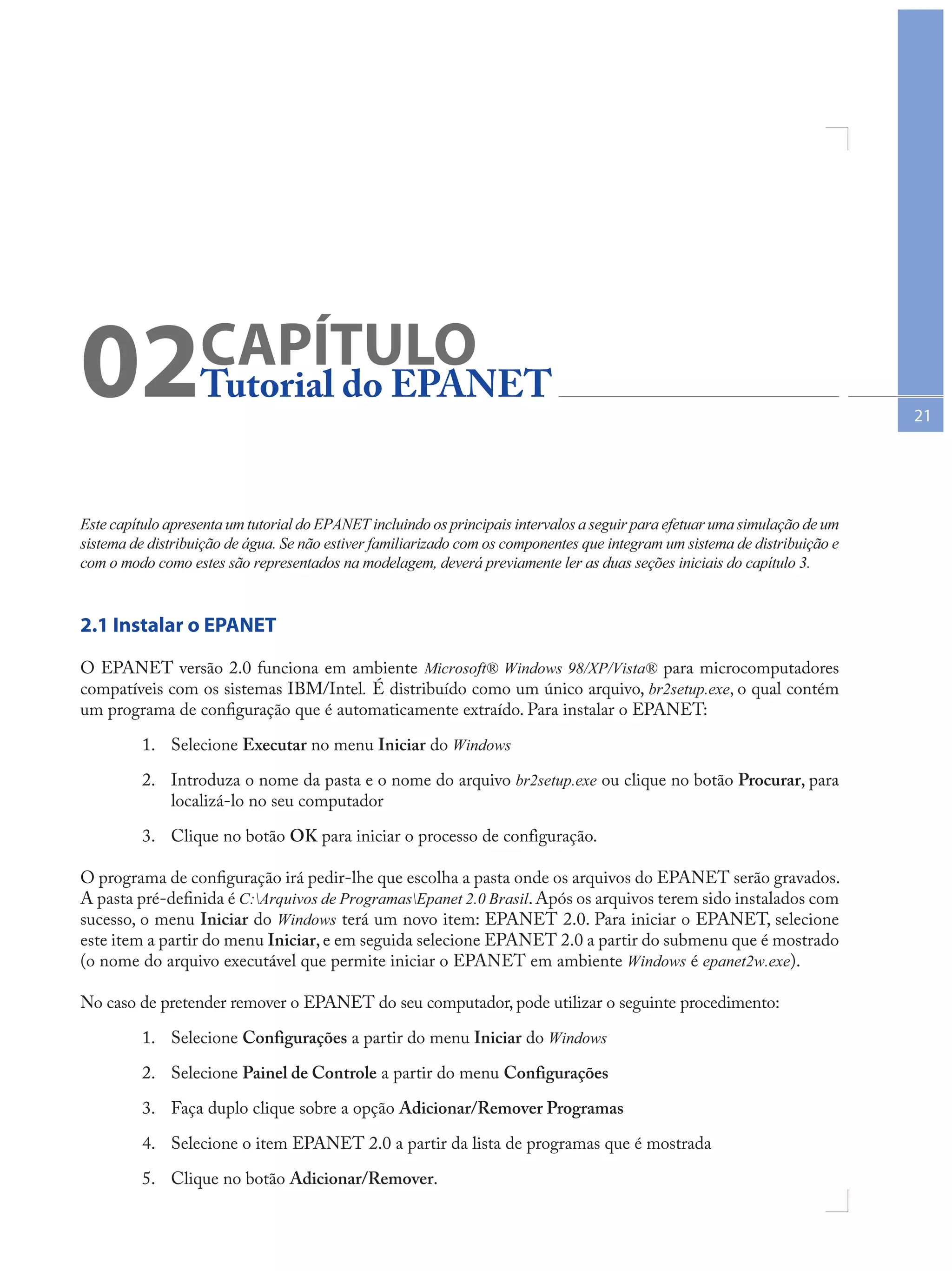 Manual do epanet_brasil | PDF