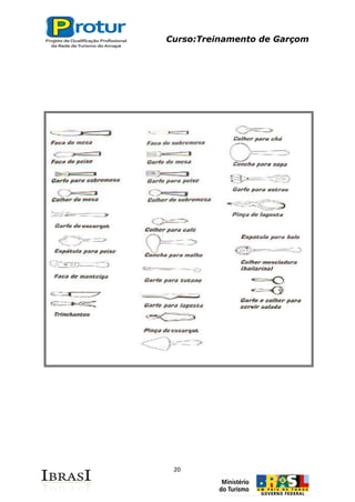 Curso:Treinamento de Garçom
20
 