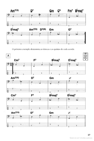 Manual do groove para contra baixo