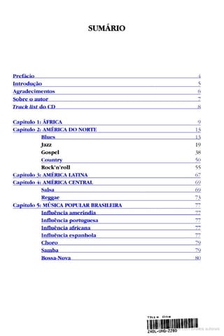 Manual do groove para contra baixo