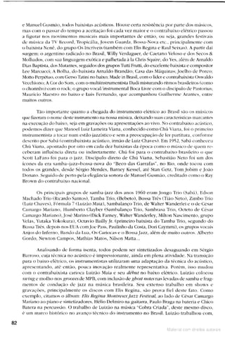 Manual do groove para contra baixo