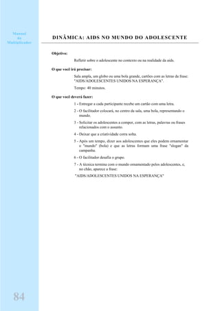 Manual de Técnicas de Dinâmicas de Grupo e Sensibilização