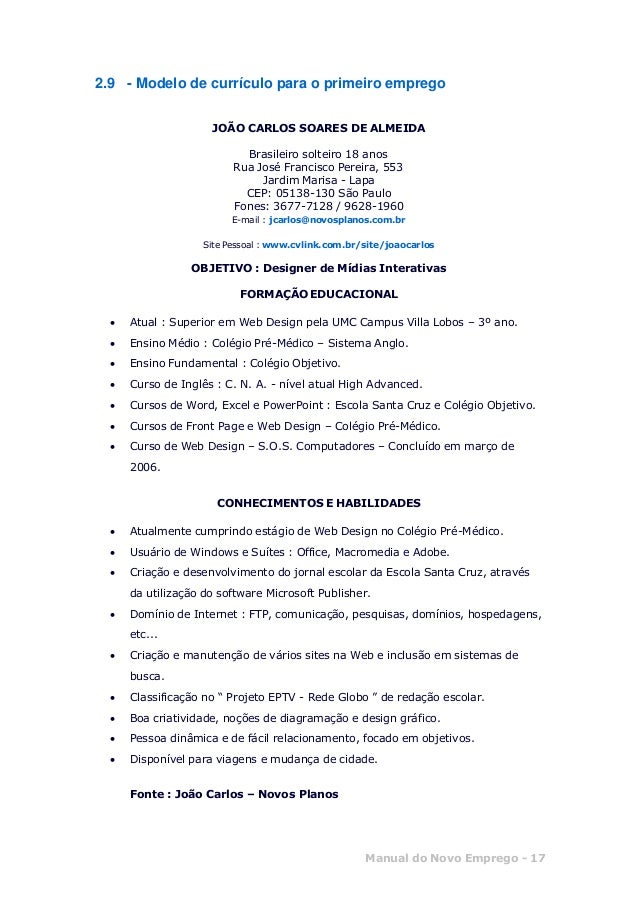 Manual do Novo Empregado