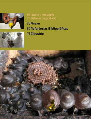 79 Envase e rotulagem
81 Sistemas de produção
85Anexo
89Referências Bibliográﬁcas
93Glossário
 