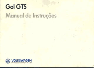 Manual do proprietário do gol gts 88