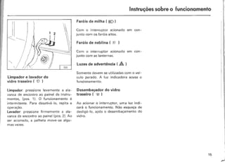 Manual do proprietário do gol gts 88