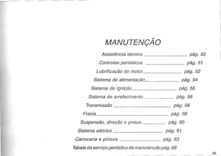 Manual do Proprietário Uno Mille Brio