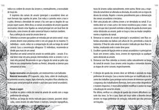 indica-se a ordem de arraste das árvores e, eventualmente, a necessidade
de traçá-las.
A trajetória dos ramais de arraste (principal e secundário) deve ser
num formato tipo espinha de peixe. Este reduz o caminho entre a tora e
o pátio, diminui a densidade de ramais e faz com que os ângulos de sua
junçãosejamsuaves.Alémdisso,osramaissecundáriosdearraste(quando
necessários) devem estar ligados ao ramal principal em um local livre de
obstáculos, como árvores de valor comercial futuro e matrizes também.
Para a definição do ramal de arraste deve-se:
1. 	Delimitarasárvoresquepodemserretiradasporumúnicoramal-essas
árvores devem estar próximas entre si em um grupo de no máximo 15
indivíduos - assim, reduz-se a compactação do solo ao longo do ramal
central. Caso a concentração ultrapasse 15 indivíduos, recomenda-se
dividir para mais de um ramal.
2. 	Desenhar um ramal central de arraste no sentido pátio – arraste. O ra-
mal deve estar em uma posição intermediária entre as árvores e ser o
mais reto possível. Recomenda-se que a ligação do ramal ao pátio seja
feita no seu comprimento (fundos ou frente), deixando as laterais para
armazenar as toras.
Equipe necessária: um planejador, um motosserrista e um balizador.
Material necessário: EPI (capacete, calça, bota, colete de sinalização),
kitprimeirossocorros,mapas,lápiseborracha,terçadosefitascoloridas(ex.
branco para ramal principal de arraste e azul claro para ramal secundário).
Passos a seguir:
1. 	Localizar no pátio o início do ramal de arraste de acordo com o mapa
preliminar de extração.
2. 	Verificar, ao longo do trecho indicado para o arraste, possíveis obstá-
culos, como árvores de valor futuro e matrizes, variações topográficas,
tocos de árvores caídas naturalmente, entre outros. Neste caso, a traje-
tóriadoramaldeveseralteradaoudesviada,deacordocomasregrasdo
desvio da estrada. Repetir o mesmo procedimento para a demarcação
dos ramais secundários e terciários.
3. 	Abrir uma picada até a última árvore a ser derrubada no ramal. O ca-
minho deve ser o mais curto e de menor resistência para o trator - nos
casosemquenãoépossívelcontrolaradireçãodequedadaárvorepara
evitar obstáculos ao arraste, pode-se traçar a tora ou mudar completa-
mente a trajetória do ramal.
4. 	Demarcar os ramais de arraste (principal e secundários) com fitas co-
loridas amarradas nas balizas com altura de 2m, permitindo a visão do
tratorista. O final de cada ramal de arraste é indicado por duas fitas co-
loridas, sinalizando onde o trator deve parar.
5. 	Escolheropontodeligaçãoentreosramaissecundárioseoprincipalem
locais sem árvores caídas, tocos, árvores de regeneração ou qualquer
outro obstáculo ao arraste.
6. 	Demarcar com fitas coloridas as árvores caídas naturalmente ao longo
do ramal de arraste. Essas árvores serão traçadas e removidas durante
as etapas de corte e arraste, respectivamente.
* 	 A direção de queda das árvores deve ser definida e anotada no mapa
preliminar de extração. Caso a mesma tenha que ser modificada no de-
correrdostrabalhos(paraprotegeroutrasárvoresdeinteresseegarantir
a segurança dos trabalhadores florestais, bem como evitar desperdícios
e maiores impactos), é necessário também modificar e anotar no mapa
a localização do ramal de arraste.
	 Por último, verificar se a direção de queda das árvores dificultará o ar-
raste das toras. Se for o caso, fazer um traço sobre o desenho dessas
árvores no mapa preliminar de extração, indicando que elas precisam
ser traçadas.
EscoladaFlorestaRobervalCardoso–Acre
108
ManualdoTécnicoFlorestal
109
 