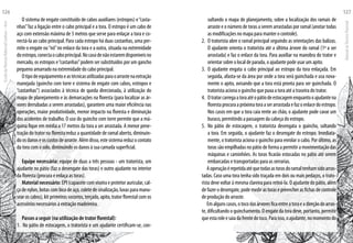 O sistema de engate constituído de cabos auxiliares (estropos) e“casta-
nhas”faz a ligação entre o cabo principal e a tora. O estropo é um cabo de
aço com extensão máxima de 3 metros que serve para enlaçar a tora e co-
nectá-la ao cabo principal. Para cada estropo há duas castanhas, uma per-
mite o engate ou“nó”no enlace da tora e a outra, situada na extremidade
doestropo,conectaocaboprincipal.Nocasodenãoestaremdisponíveisno
mercado, os estropos e“castanhas”podem ser substituídos por um gancho
pequeno amarrado na extremidade do cabo principal.
Otipodeequipamentoeastécnicasutilizadasparaoarrastenaextração
manejada (guincho com torre e sistema de engate com cabos, estropos e
“castanhas”) associados à técnica de queda direcionada, à utilização do
mapa de planejamento e às demarcações na floresta (para localizar as ár-
vores derrubadas a serem arrastadas), garantem uma maior eficiência nas
operações, maior produtividade, menor impacto na floresta e diminuição
dos acidentes de trabalho. O uso do guincho com torre permite que a má-
quina fique em média a 17 metros da tora a ser arrastada. A menor pene-
tração do trator na floresta reduz a quantidade de ramal aberto, diminuin-
doosdanoseoscustosdearraste.Alémdisso,estesistemareduzocontato
da tora com o solo, diminuindo os danos à sua camada superficial.
Equipe necessária: equipe de duas a três pessoas - um tratorista, um
ajudante no pátio (faz o desengate das toras) e outro ajudante no interior
da floresta (procura e enlaça as toras).
Material necessário: EPI (capacete com viseira e protetor auricular, cal-
ça de nylon, botas com bico de aço, colete de sinalização, luvas para manu-
sear os cabos), kit primeiros socorros, terçado, apito, trator florestal com os
acessórios necessários à extração madeireira.
Passos a seguir (na utilização de trator florestal):
1. 	No pátio de estocagem, o tratorista e um ajudante certificam-se, con-
sultando o mapa de planejamento, sobre a localização dos ramais de
arraste e o número de toras a serem arrastadas por ramal (anotar todas
as modificações no mapa para manter o controle).
2. 	O tratorista abre o ramal principal seguindo as orientações das balizas.
O ajudante orienta o tratorista até a última árvore do ramal (1ª a ser
arrastada) e faz o enlace da tora. Para auxiliar na manobra do trator e
orientar sobre o local de parada, o ajudante pode usar um apito.
3. 	O ajudante engata o cabo principal ao estropo da tora enlaçada. Em
seguida, afasta-se da área por onde a tora será guinchada e usa nova-
mente o apito, avisando que a tora está pronta para ser guinchada. O
tratorista aciona o guincho que puxa a tora até a traseira do trator.
4. 	Otratorcarregaatoraatéopátiodeestocagemenquantooajudantena
florestaprocuraapróximatoraaserarrastadaefazoenlacedoestropo.
Nos casos em que a tora caia rente ao chão, o ajudante pode cavar um
buraco, permitindo a passagem da cabeça do estropo.
5. 	No pátio de estocagem, o tratorista desengata o guincho, soltando
a tora. Em seguida, o ajudante faz o desengate do estropo. Imediata-
mente, o tratorista aciona o guincho para enrolar o cabo. Por último, as
toras são empilhadas no pátio de forma a permitir a movimentação das
máquinas e caminhões. As toras ficarão estocadas no pátio até serem
embarcadas e transportadas para as serrarias.
Aoperaçãoérepetidaatéquetodasastorasdoramaltenhamsidoarras-
tadas. Caso uma tora tenha sido traçada em dois ou mais pedaços, o trato-
rista deve voltar à mesma clareira para retirá-la. O ajudante do pátio, além
de fazer o desengate, pode medir as toras e preencher as fichas de controle
de produção do arraste.
Emalgunscasos,otocodasárvoresficaentreatoraeadireçãodoarras-
te, dificultando o guinchamento. O engate da tora deve, portanto, permitir
queestaroleesaiadafrentedotoco.Paraisso,oajudante,nomomentodo
EscoladaFlorestaRobervalCardoso–Acre
126
ManualdoTécnicoFlorestal
127
 