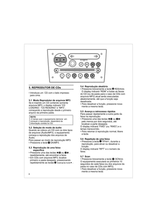 Manual do usuário Player Vectra CDP2500