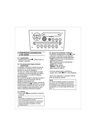 Manual do usuário Player Vectra CDP2500