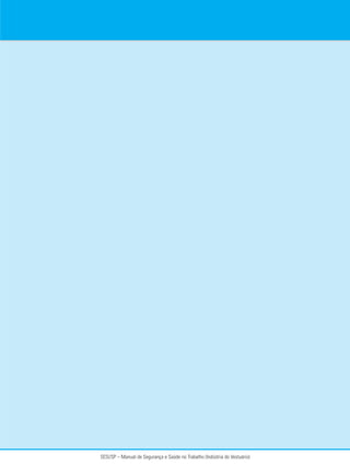 SESI/SP – Manual de Segurança e Saúde no Trabalho (Indústria do Vestuário)
 