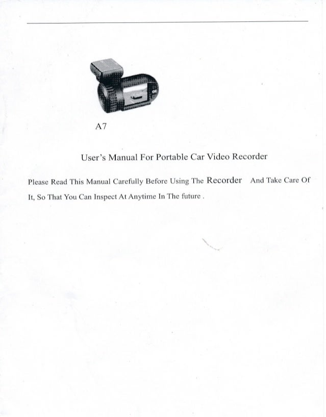 Manual E Prance 0805 Dashcam Manual E Prance 0805 Dashcam