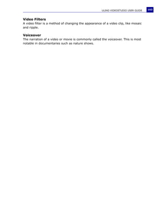 Manuale Ulead Videostudio 11 Plus