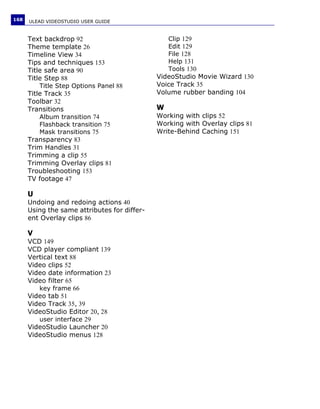Manuale Ulead Videostudio 11 Plus