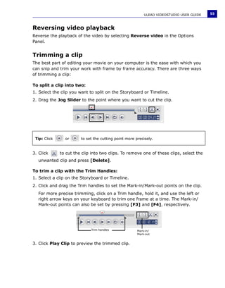 Manuale Ulead Videostudio 11 Plus