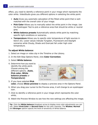 Manuale Ulead Videostudio 11 Plus
