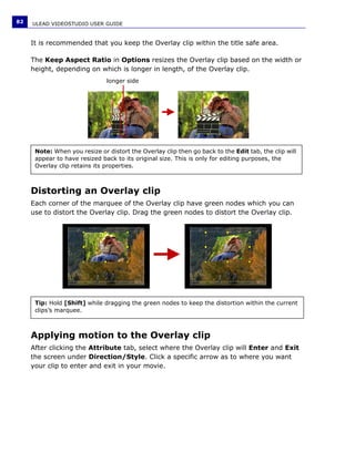 Manuale Ulead Videostudio 11 Plus