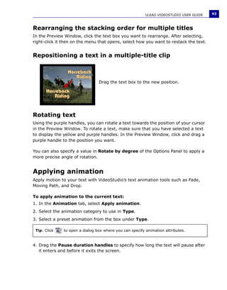 Manuale Ulead Videostudio 11 Plus