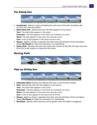 Manuale Ulead Videostudio 11 Plus