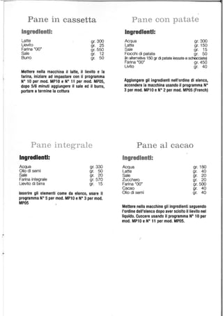 Recipes For Macchine Per Il Pane | Panasonic Experience Fresh - Foto 4