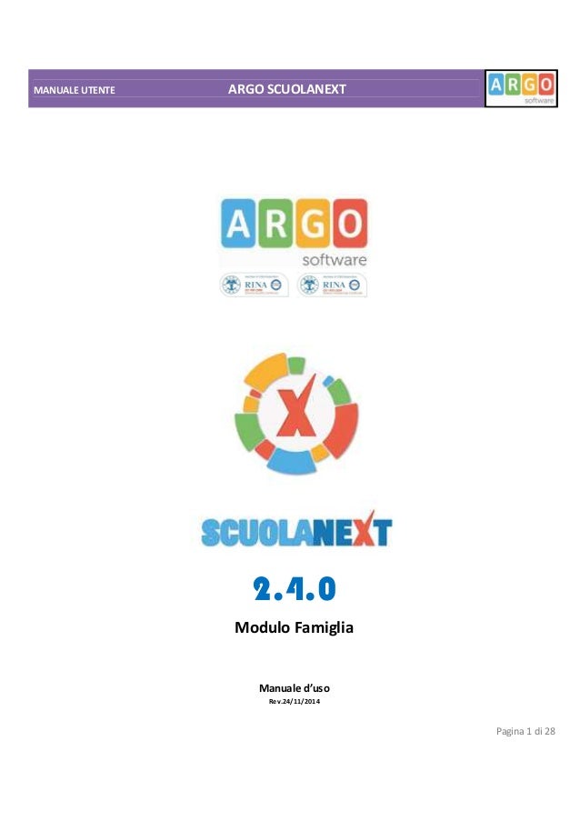 Manuale Argo genitori