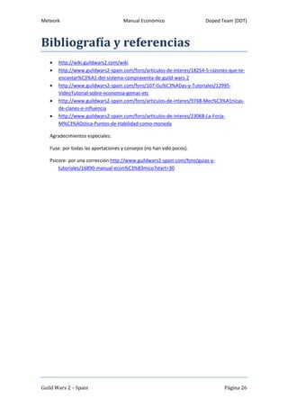 Manual de microeconomía de Guild Wars 2 | PDF
