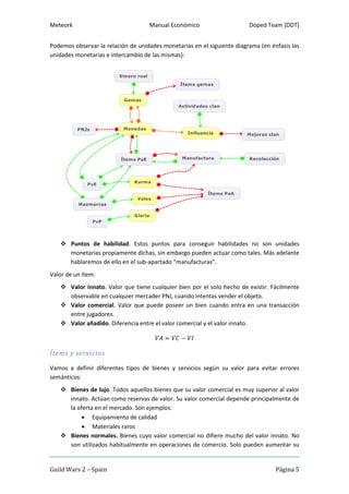 Manual de microeconomía de Guild Wars 2 | PDF