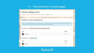 Parte III
11 – Tracciamento e monitoraggio
 
