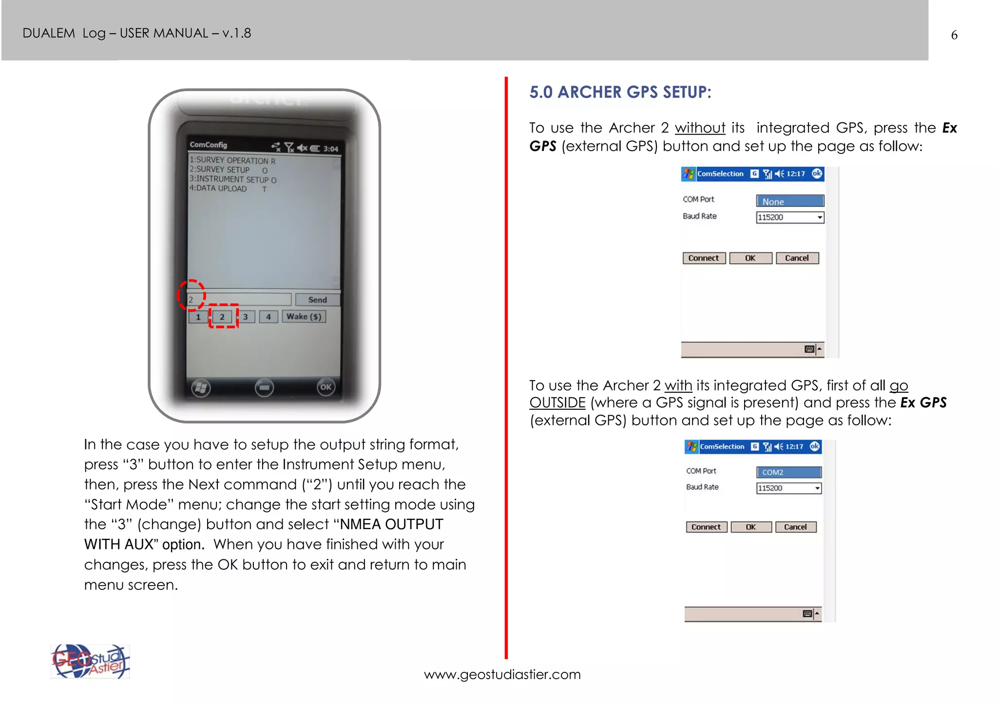 DualEM LOG software manual 1.8 | PDF