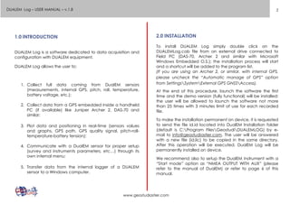 DualEM LOG software manual 1.8 | PPT