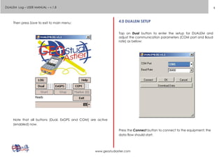 DualEM LOG software manual 1.8 | PDF