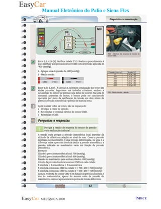 MECÂNICA 2000 Retornar ao indice Retornar ao ÍNDICE 2
Manual Eletrônico do Palio e Siena Flex
 