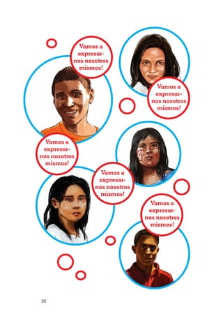 26
Vamos a
expresar-
nos nosotros
mismos!
Vamos a
expresar-
nos nosotros
mismos!
Vamos a
expresar-
nos nosotros
mismos!
Vamos a
expresar-
nos nosotros
mismos!
Vamos a
expresar-
nos nosotros
mismos!
 