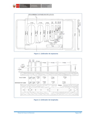 Manual de Ensayo de Materiales Página 385
Figura 1. Calibrador de espesores
Figura 2. Calibrador de longitudes
78.8mm
 