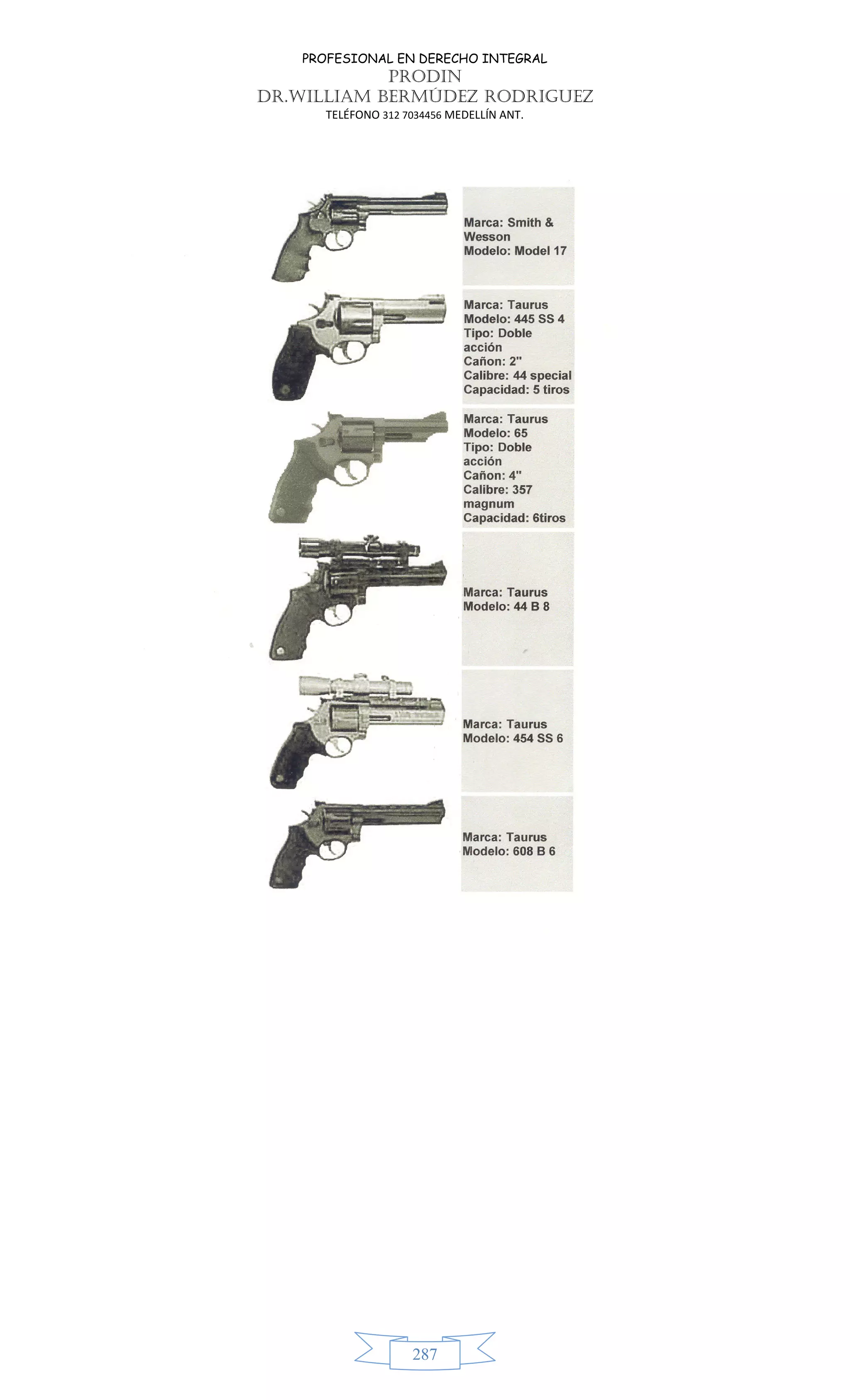 PROFESIONAL EN DERECHO INTEGRAL
PRODIN
DR.WILLIAM BERMÚDEZ RODRIGUEZ
TELÉFONO 312 7034456 MEDELLÍN ANT.
287
 