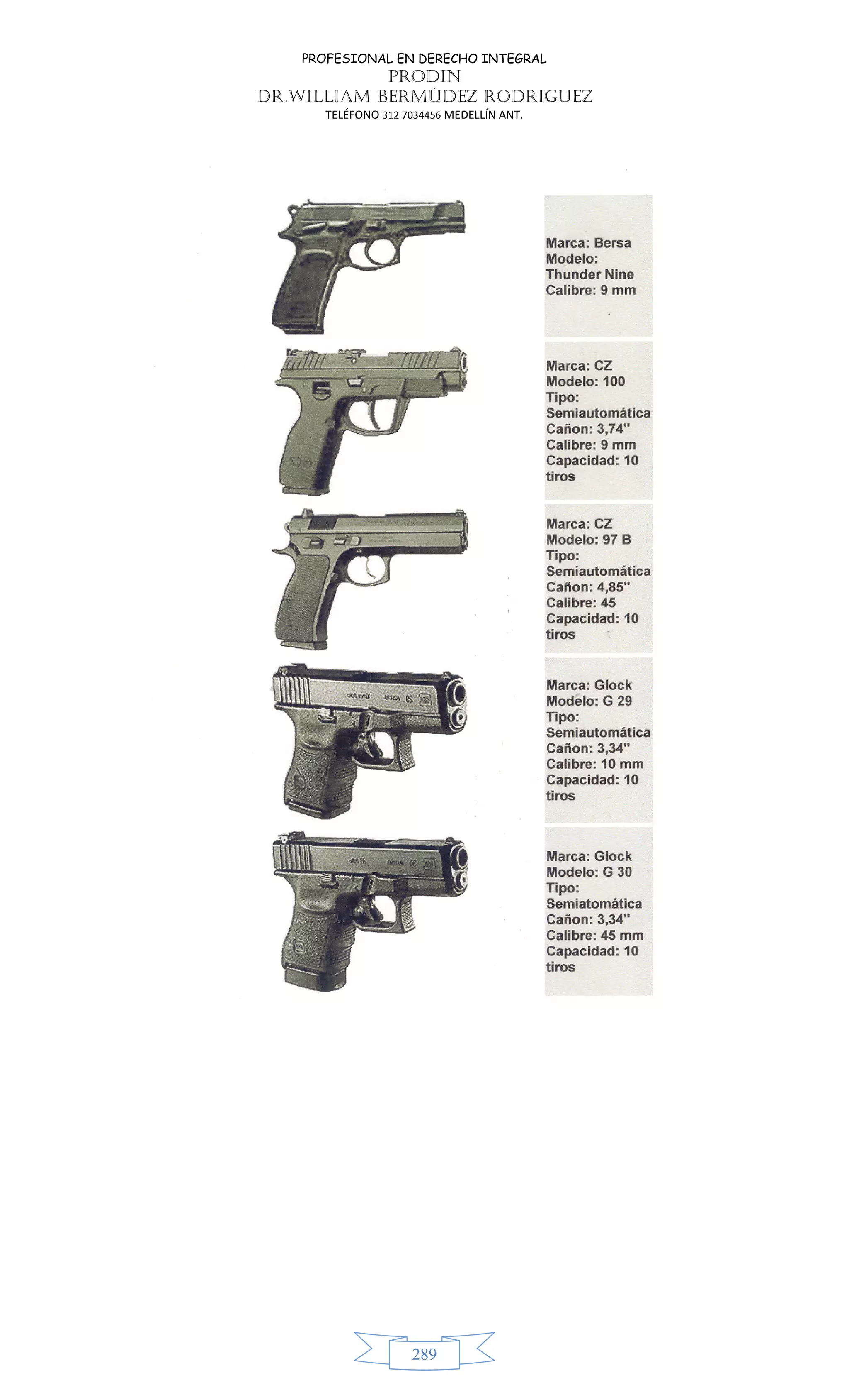 PROFESIONAL EN DERECHO INTEGRAL
PRODIN
DR.WILLIAM BERMÚDEZ RODRIGUEZ
TELÉFONO 312 7034456 MEDELLÍN ANT.
289
 