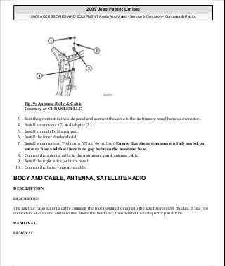 Manuales de reparaciones jeep compass y patriot limited 2007-2009
