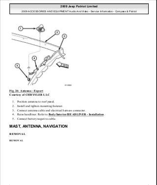 Manuales de reparaciones jeep compass y patriot limited 2007-2009