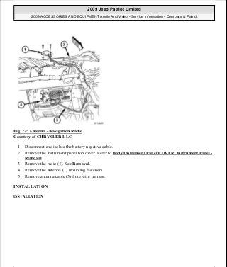 Manuales de reparaciones jeep compass y patriot limited 2007-2009